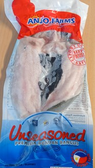 Frozen Anjo Farms Plain Milkfish Deboned Unseasoned 450-500g